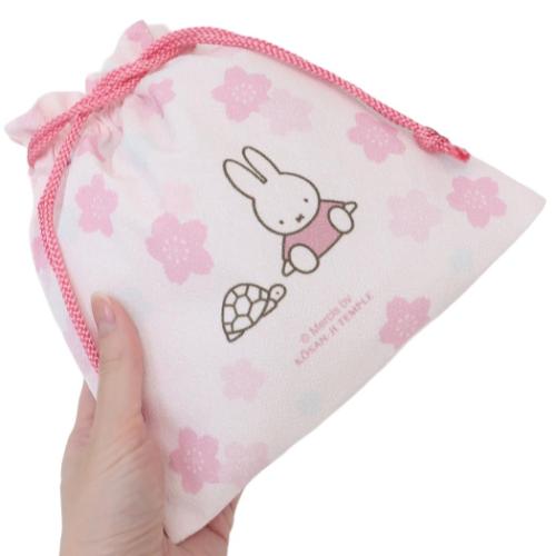 ミッフィー 巾着袋 巾着M miffyx鳥獣戯画 A ディックブルーナ 絵本キャラクター グッズ メール便可