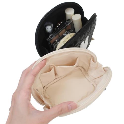 ミッフィー コスメポーチ ラウンドポーチ モノクロシリーズ ディックブルーナ 絵本キャラクター グッズ