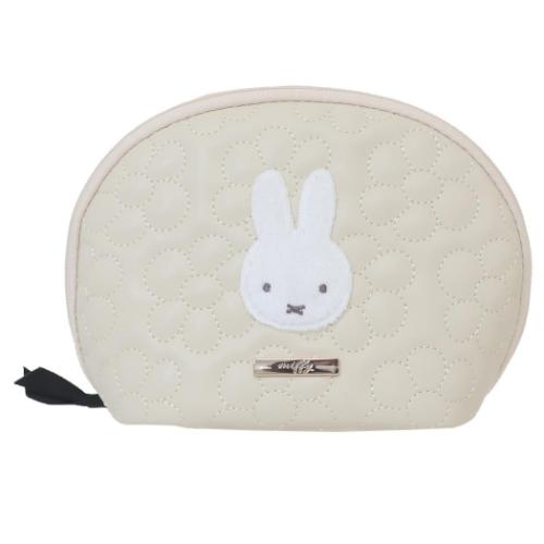 ミッフィー コスメポーチ ラウンドポーチ モノクロシリーズ ディックブルーナ 絵本キャラクター グッズ