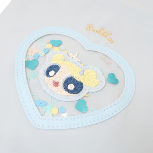 パワーパフガールズ 巾着袋 シャカシャカ巾着 バブルス キャラクター グッズ メール便可