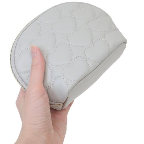 ハローキティ コスメポーチ ラウンドポーチ モノトーン サンリオ キャラクター グッズ