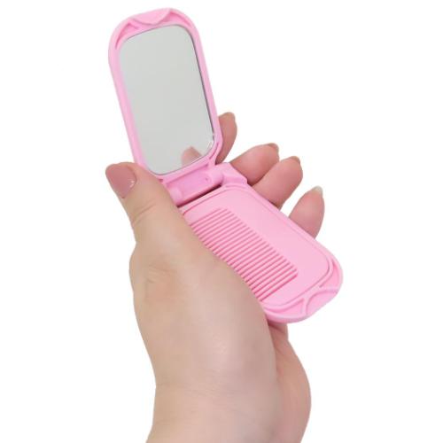 マイメロディ 手鏡 ガラケー型コンパクトミラー サンリオ キャラクター グッズ メール便可