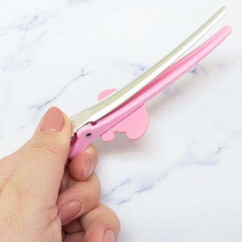 マイメロディ 前髪クリップ マスコットロングヘアクリップ サンリオ キャラクター グッズ メール便可