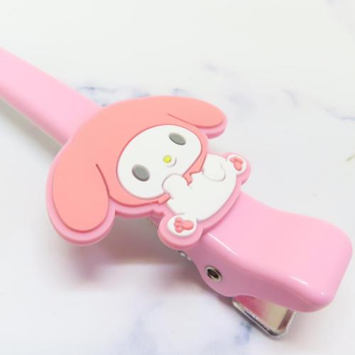 マイメロディ 前髪クリップ マスコットロングヘアクリップ サンリオ キャラクター グッズ メール便可