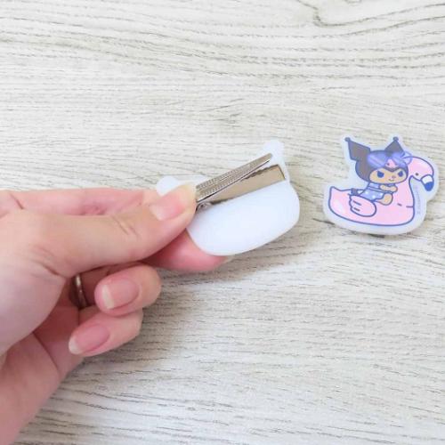 クロミ ヘアアクセ マットヘアクリップ night party サンリオ キャラクター グッズ メール便可