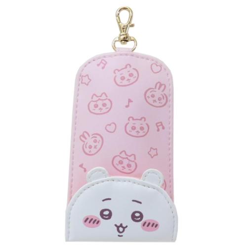 ちいかわ キーカバー リール付きキーケース ピンク キャラクター グッズ メール便可