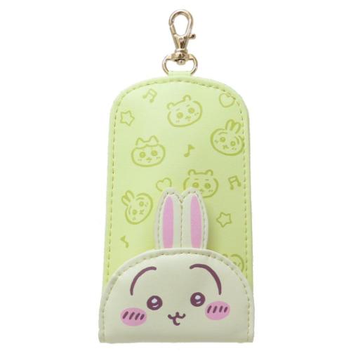 ちいかわ キーカバー リール付きキーケース うさぎ イエロー キャラクター グッズ メール便可