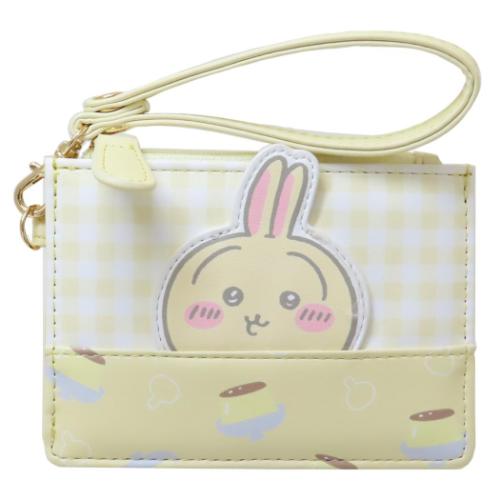 ちいかわ パス＆コイン＆カードケース フラグメントケース ひょっこり うさぎ イエロー キャラクター グッズ メール便可