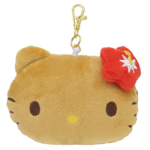 ハローキティ 定期入れ フェイスパスケース 日焼けシリーズ ハイビスカス サンリオ キャラクター グッズ