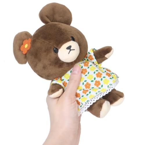 くまのがっこう ぬいぐるみ プラッシュドール SS フラワー 絵本キャラクター グッズ