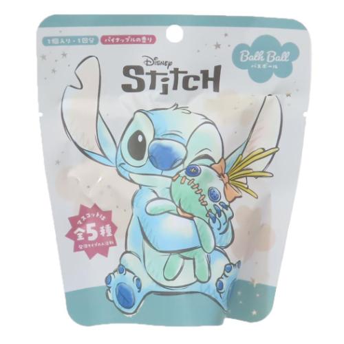 スティッチ 入浴剤 バスボール 全5種の内どれか1個 ディズニー キャラクター グッズ