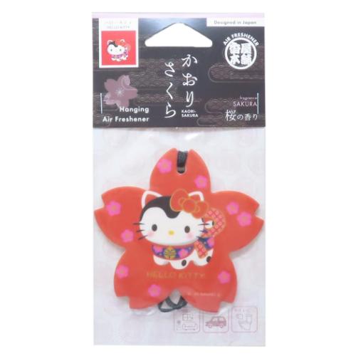 ハローキティ 芳香剤 かおりさくら エアーフレッシュナー サンリオ キャラクター グッズ メール便可