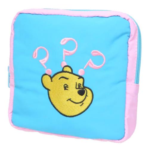 くまのプーさん コスメポーチ 刺繍ポーチ フェイス ディズニー キャラクター グッズ