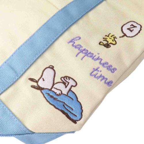 スヌーピー トートバッグ 刺繍トートバッグ nap time ピーナッツ キャラクター グッズ