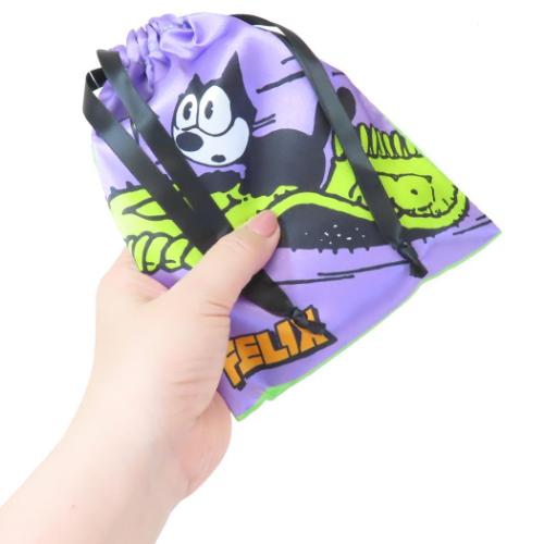 フィリックス 巾着袋 リボン巾着 GR PU キャラクター グッズ メール便可