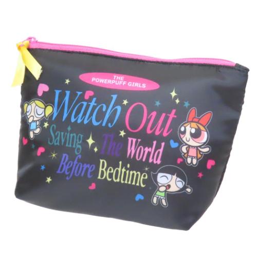 パワーパフガールズ コスメポーチ 舟形ポーチ BK キャラクター グッズ メール便可