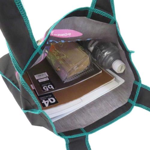 パワーパフガールズ トートバッグ フラットトートバッグ BK キャラクター グッズ メール便可