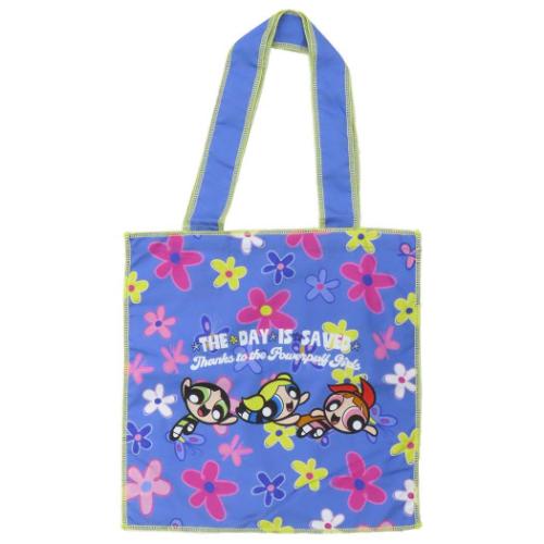 パワーパフガールズ トートバッグ フラットトートバッグ PU キャラクター グッズ メール便可