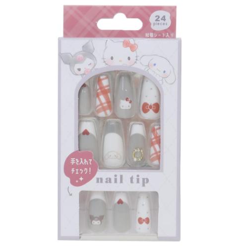 サンリオキャラクターズ コスメ雑貨 サンリオネイルチップ RED サンリオ キャラクター グッズ メール便可