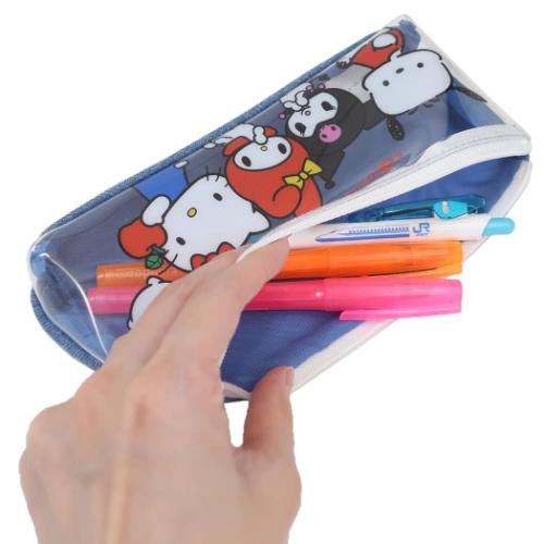 サンリオキャラクターズ ペンポーチ クリアデニムペンケース サンリオ キャラクター グッズ