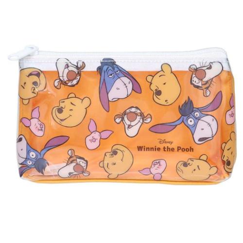 くまのプーさん ペンケース フラットペンポーチ ファニーフェイス ディズニー キャラクター グッズ