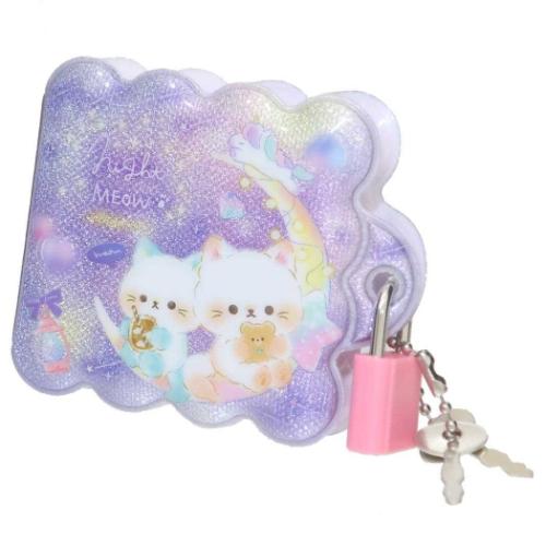 ナイトミャウ メモ帳 シャイニーもこもこメモ ムーン かわいい グッズ メール便可