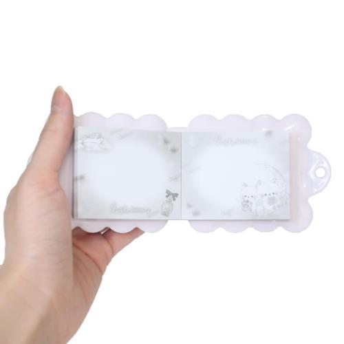 ナイトミャウ メモ帳 シャイニーもこもこメモ ムーン かわいい グッズ メール便可