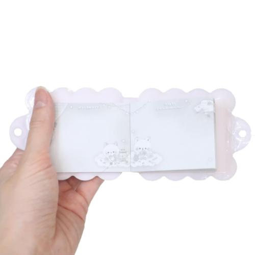 ナイトミャウ メモ帳 シャイニーもこもこメモ ハンドメイド かわいい グッズ メール便可