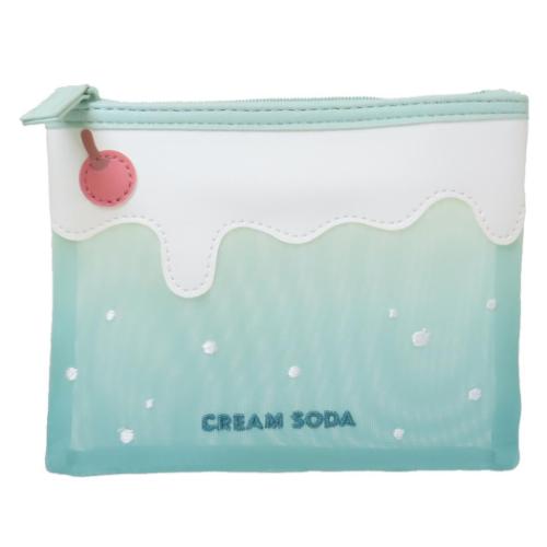 クリームソーダ CREAM SODA ミニポーチ フラットポーチ グラデーション かわいい グッズ メール便可