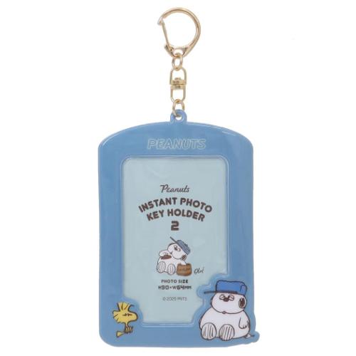 スヌーピー キーリング インスタントフォトキーホルダー2 オラフ ピーナッツ キャラクター グッズ メール便可