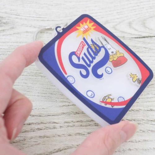 スヌーピー キーリング シャカシャカアクリルキーホルダー2 ランドリー ピーナッツ キャラクター グッズ メール便可
