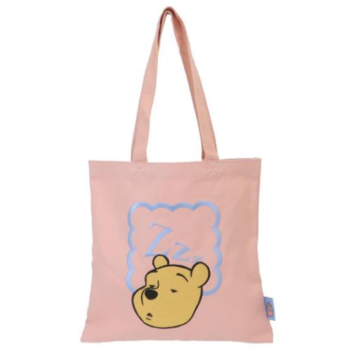 くまのプーさん 手提げかばん 刺繍カラートートバッグ フェイス ディズニー キャラクター グッズ メール便可