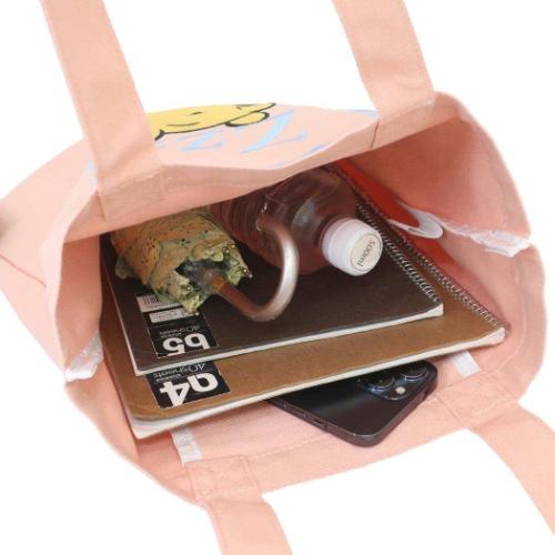 くまのプーさん 手提げかばん 刺繍カラートートバッグ フェイス ディズニー キャラクター グッズ メール便可