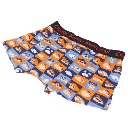クレヨンしんちゃん 男性用下着 ボクサーブリーフ ブロック アニメキャラクター グッズ メール便可
