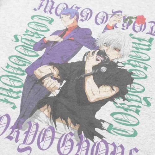 東京喰種 トーキョーグール Tシャツ T-SHIRTS 金木&月山 アニメキャラクター グッズ メール便可