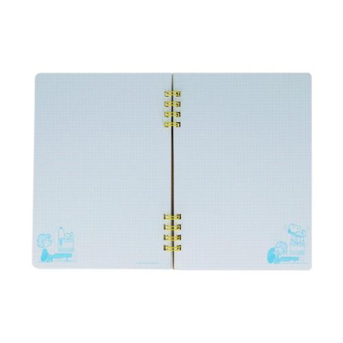 スヌーピー リングノート WリングノートB6 コミカルシーンズ アイボリー ピーナッツ キャラクター グッズ メール便可