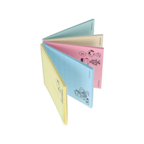 スヌーピー 付せん 付箋メモ5C コミカルシーンズ イエロー ピーナッツ キャラクター グッズ メール便可