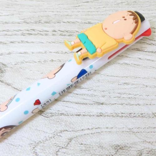 クレヨンしんちゃん ボールペン マスコット付き4色ボールペン ボーちゃん アニメキャラクター グッズ メール便可