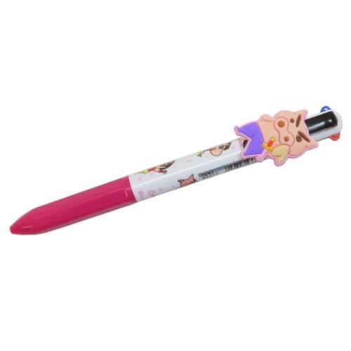 クレヨンしんちゃん ボールペン マスコット付き4色ボールペン ぶりぶりざえもん アニメキャラクター グッズ メール便可