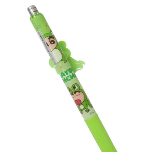 クレヨンしんちゃん シャーペン マスコット付きシャープペン 0.5 カエルしんちゃん アニメキャラクター グッズ メール便可