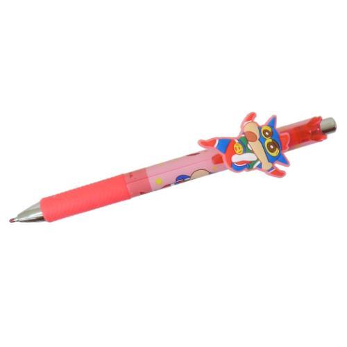 クレヨンしんちゃん カラーペン マスコット付きゲルペン アクション仮面しんちゃん レッド アニメキャラクター グッズ メール便可