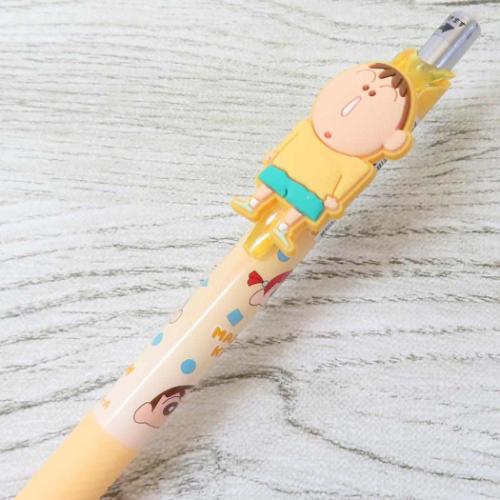 クレヨンしんちゃん カラーペン マスコット付きゲルペン ボーちゃん オレンジ アニメキャラクター グッズ メール便可