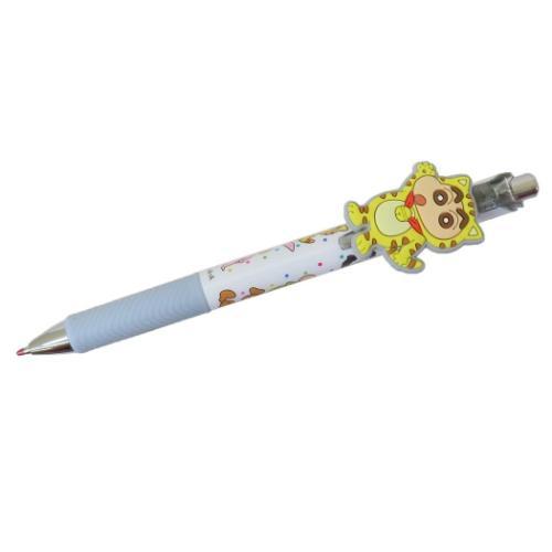 クレヨンしんちゃん カラーペン マスコット付きゲルペン ネコしんちゃん ブラック アニメキャラクター グッズ メール便可