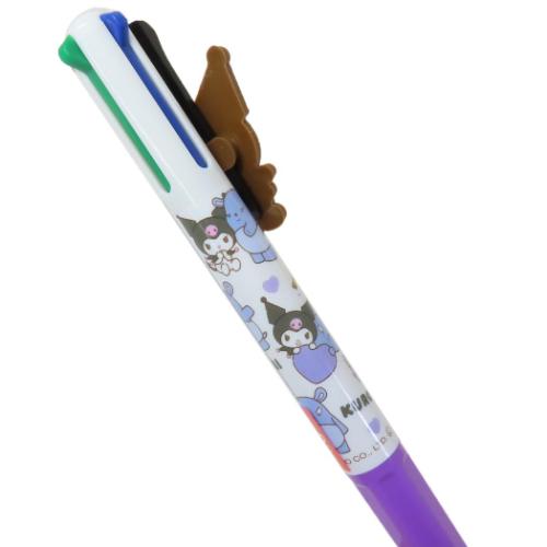 クロミ ボールペン マスコット付き4色ボールペン 仲良しクロミ サンリオ キャラクター グッズ メール便可