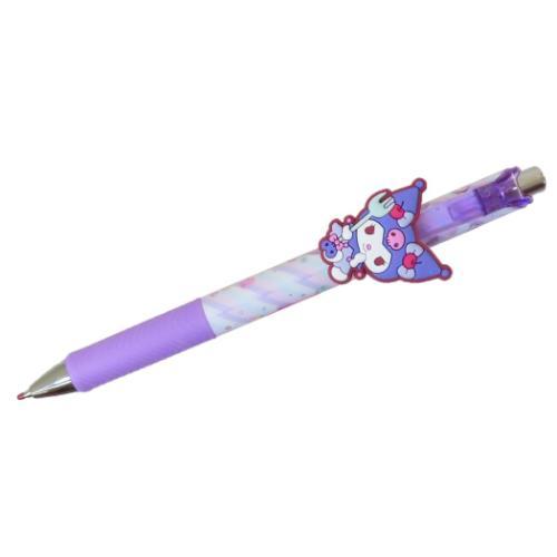 クロミ カラーペン マスコット付きゲルペン スイーツクロミ パープル サンリオ キャラクター グッズ メール便可