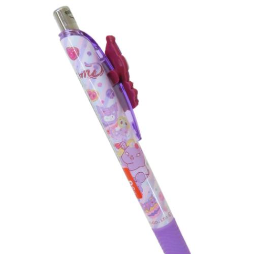 クロミ カラーペン マスコット付きゲルペン スイーツクロミ パープル サンリオ キャラクター グッズ メール便可