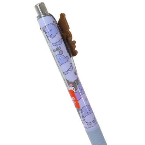 クロミ カラーペン マスコット付きゲルペン 仲良しクロミ ブラック サンリオ キャラクター グッズ メール便可