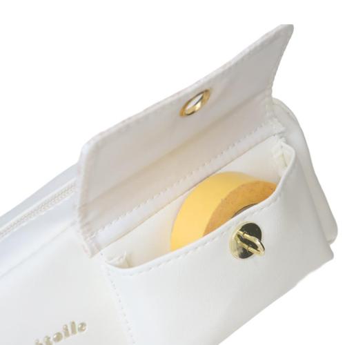 ペンケース シークレットポケットペンポーチ プチエトワールディア アイボリー かわいい 大容量 グッズ