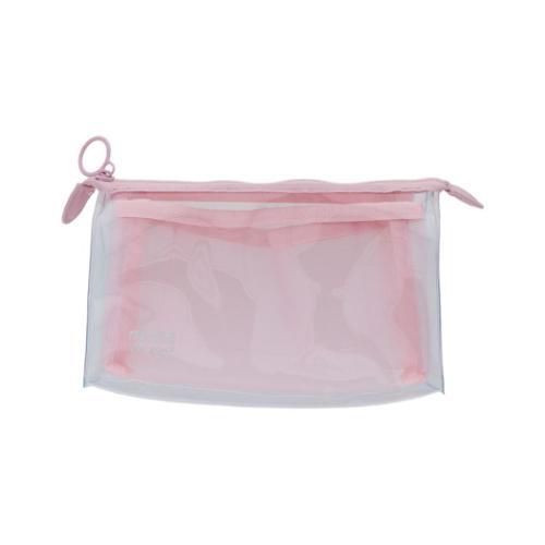 mitte ミッテ ペンポーチ クリアポーチ メッシュ マチ シンプル グッズ