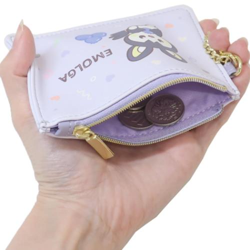 ポケットモンスター 小銭入れ＆定期入れ コイン＆パスケース ポケピース エモンガ フルーツ ポケモン キャラクター グッズ メール便可